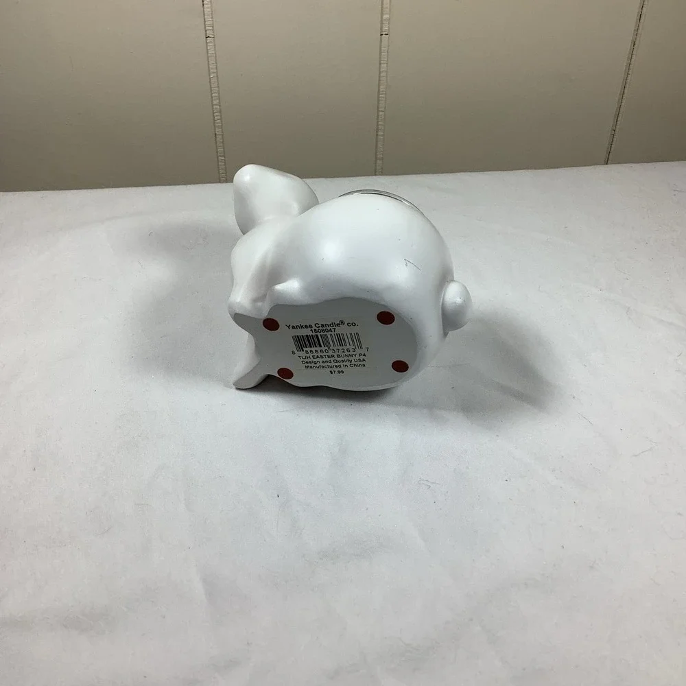 Yankee Candle Ceramic Easter Bunny Votive Tealight Candle Holder White
